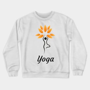 All I Need Is Love And Yoga And A Dog Crewneck Sweatshirt